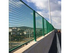 标准定制桥梁防抛网 道路两侧防眩网菱形孔钢板网框架防撞围栏