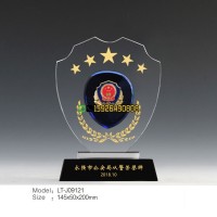 杭州警 察奖杯 从警荣誉牌 新警入警仪式纪念品 厂家直销