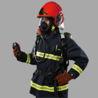 梅思安F1 XF红色10158942消防员装备消防救援安全帽