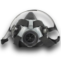 梅思安优越410硅胶材料过滤式单滤罐半面罩呼吸器